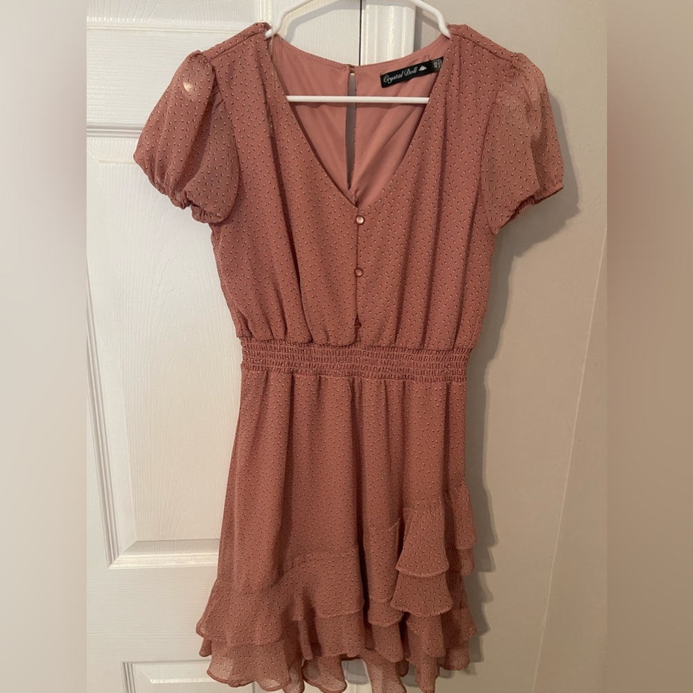 pink babydoll dress